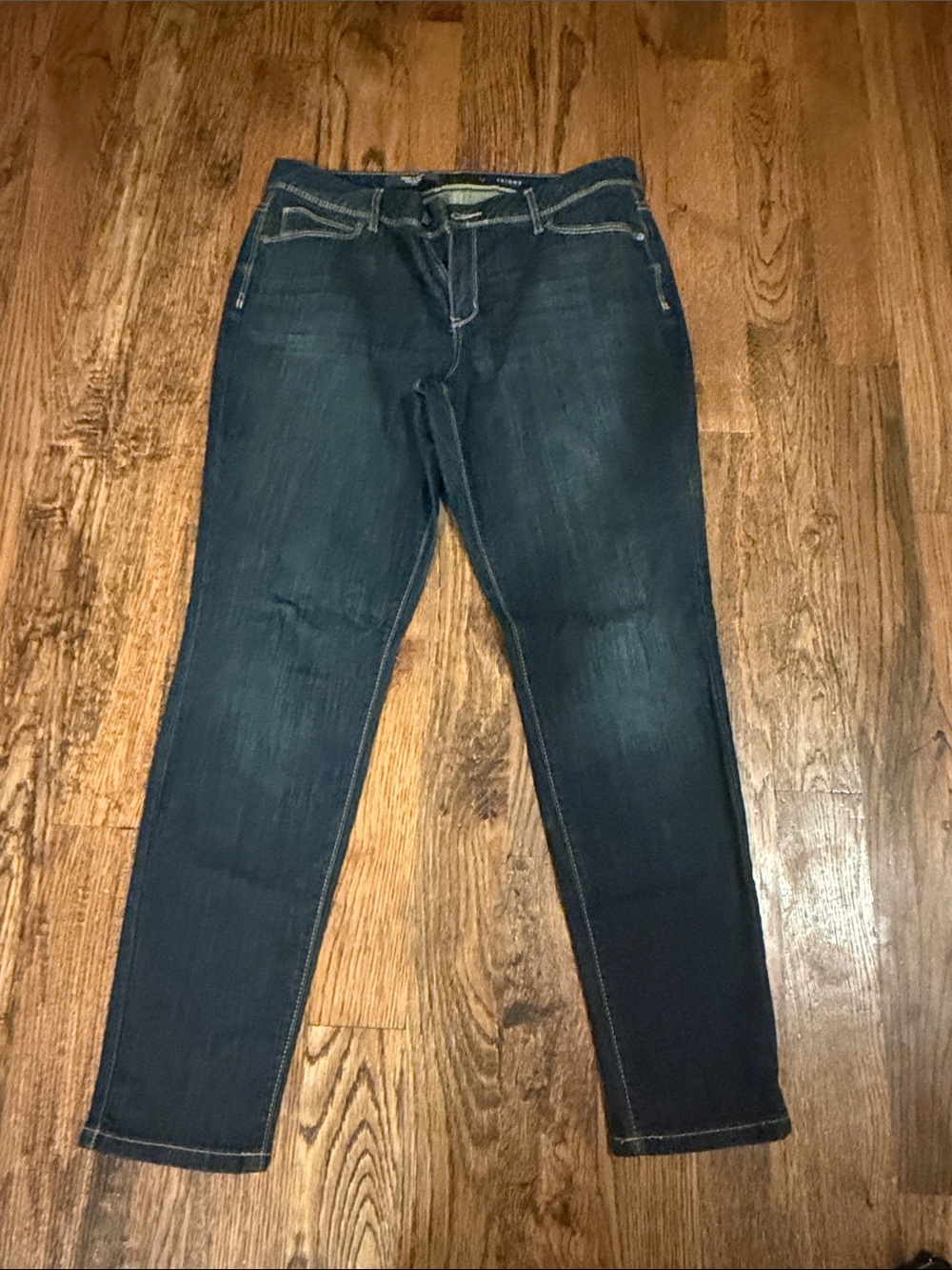 Simply Vera Vera Wang Dark Blue Skinny Jeans